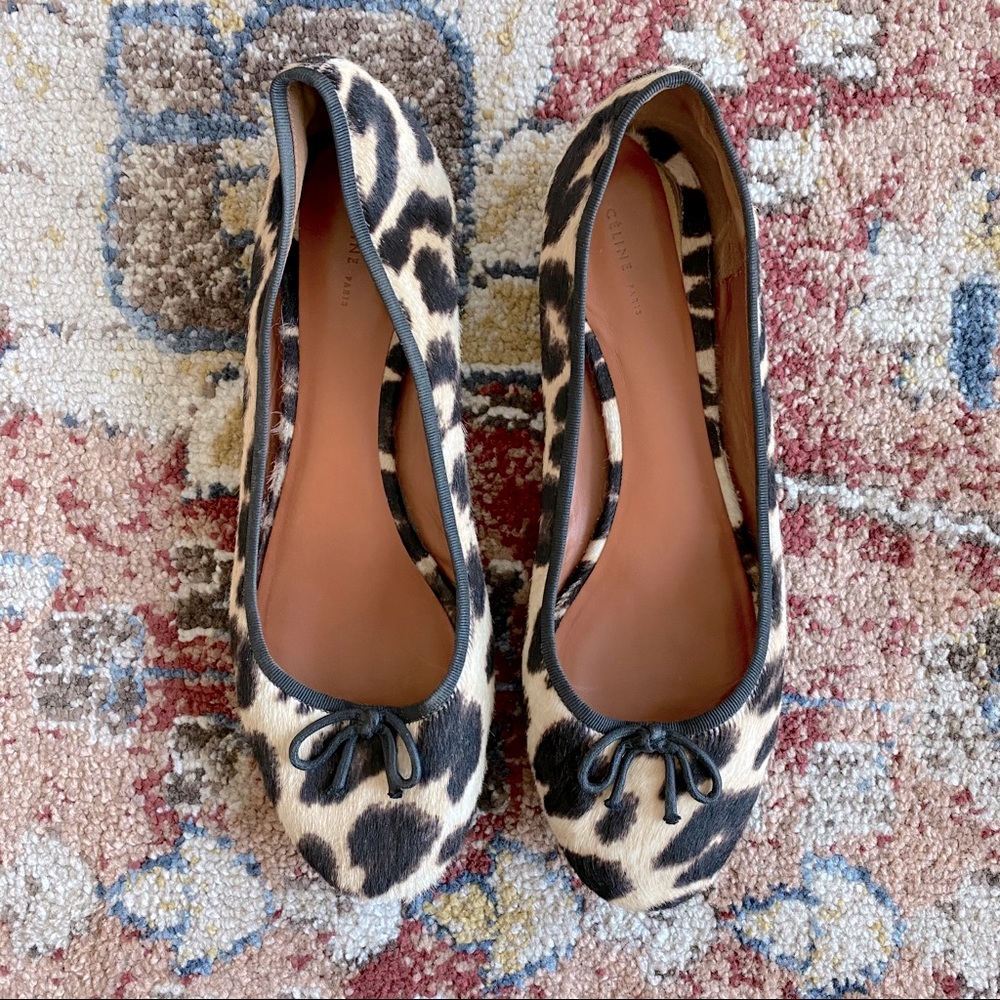 Celine Cheetah Flats